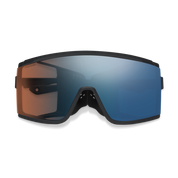 Smith Pursuit Sunglasses - Matte Black + ChromaPop Glacier Photochromic Copper Blue Mirror Lens