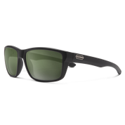 Suncloud Mayor Sunglasses - Matte Black + Polarized Gray Green Lens