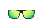 Bajio Palometa Readers Sunglasses +2.50 - Black Matte | Green Mirror Lens