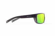 Bajio Palometa Readers Sunglasses +2.50 - Black Matte | Green Mirror Lens