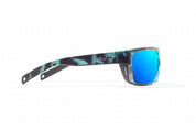 Bajio Palometa Sunglasses - Blue Water Matte Frame with Blue Mirror Glass Lens