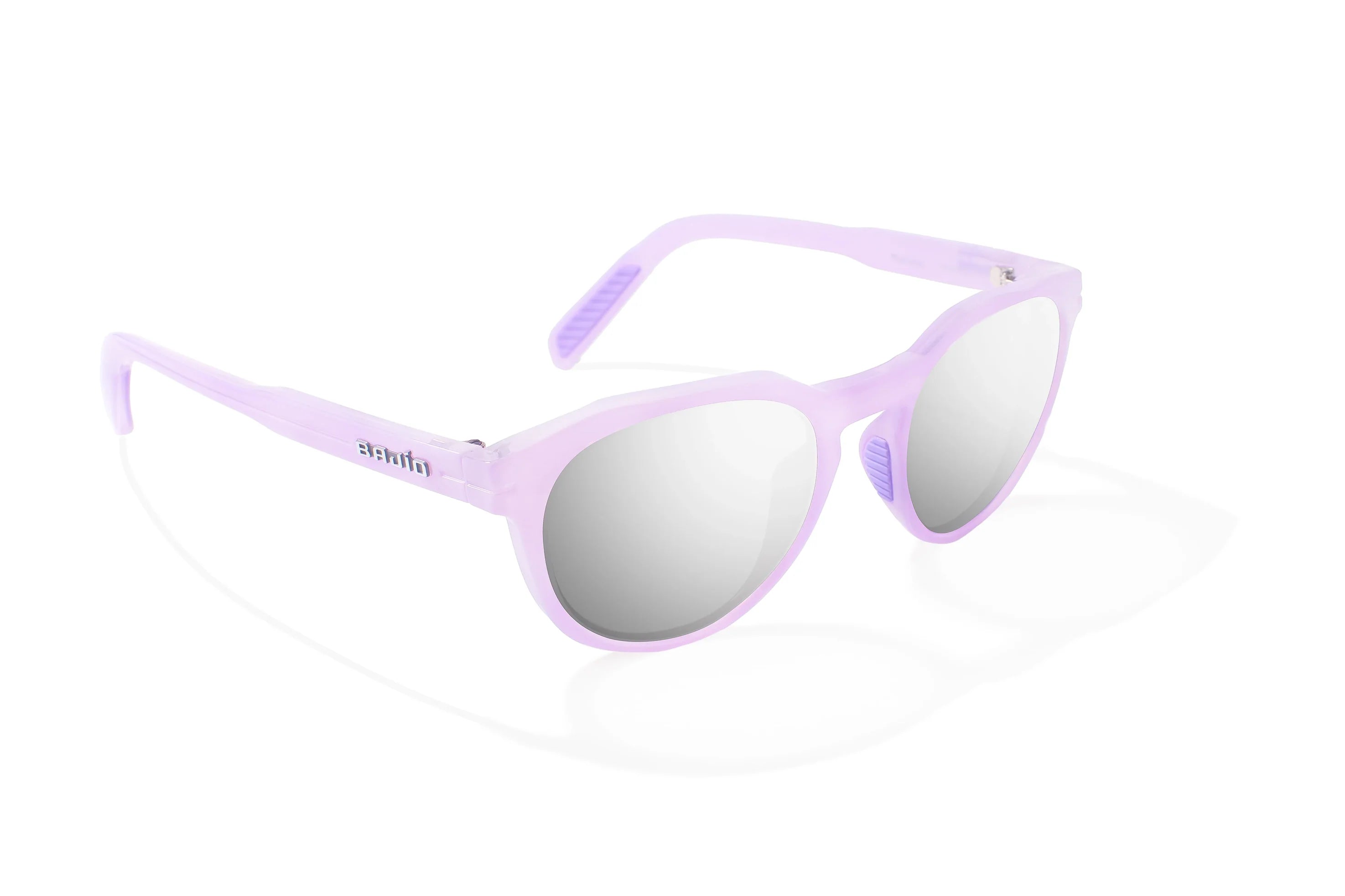 Bajío Paraiso Sunglasses - Lavendar Tortoise Gloss Frame /Silver Mirror Polycarbonate Lens
