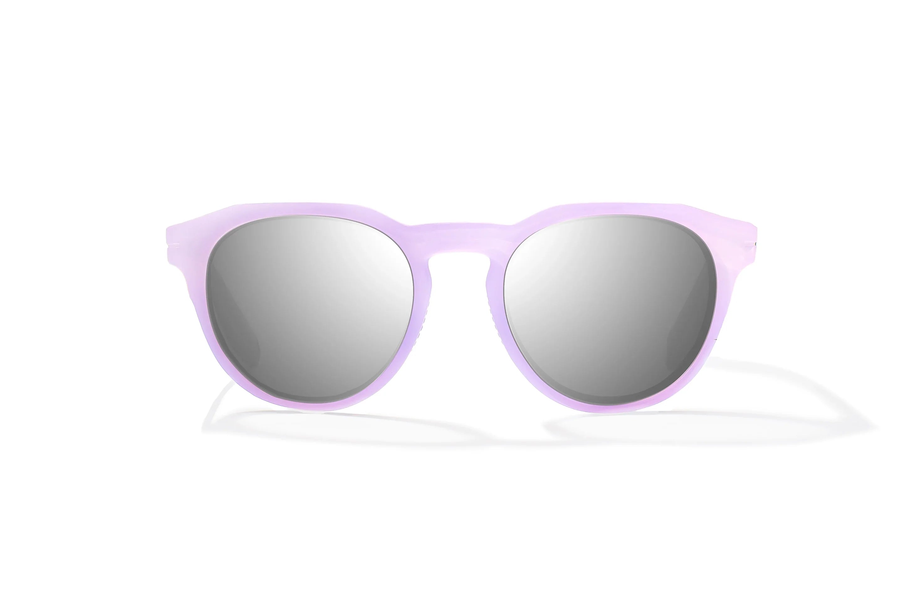 Bajío Paraiso Sunglasses - Lavendar Tortoise Gloss Frame /Silver Mirror Polycarbonate Lens