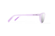 Bajío Paraiso Sunglasses - Lavendar Tortoise Gloss Frame /Silver Mirror Polycarbonate Lens