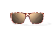 Bajio Piedra Sunglasses - Lavender Crab Gloss Frame with Copper Polycarbonate Lenses