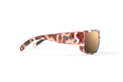 Bajio Piedra Sunglasses - Lavender Crab Gloss Frame with Copper Polycarbonate Lenses
