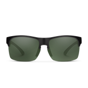 Suncloud Rambler Lite Sunglasses - Matte Black + Polarized Gray Green