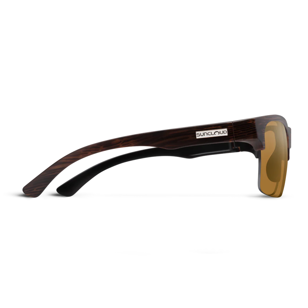Suncloud Rambler Lite Sunglasses - Matte Burnished Brown + Polarized Brown Lens