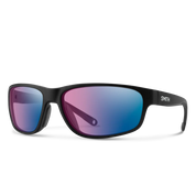 Smith Redding 2 Sunglasses - Matte Black | ChromaPop Glass Polarchromic Rose Blue Mirror