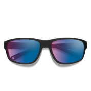 Smith Redding 2 Sunglasses - Matte Black | ChromaPop Glass Polarchromic Rose Blue Mirror