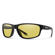 Smith Redding 2 Sunglasses - Matte Black + ChromaPop Glass Polarized Low Light Yellow Lens