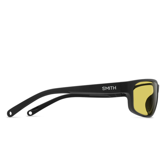 Smith Redding 2 Sunglasses - Matte Black + ChromaPop Glass Polarized Low Light Yellow Lens