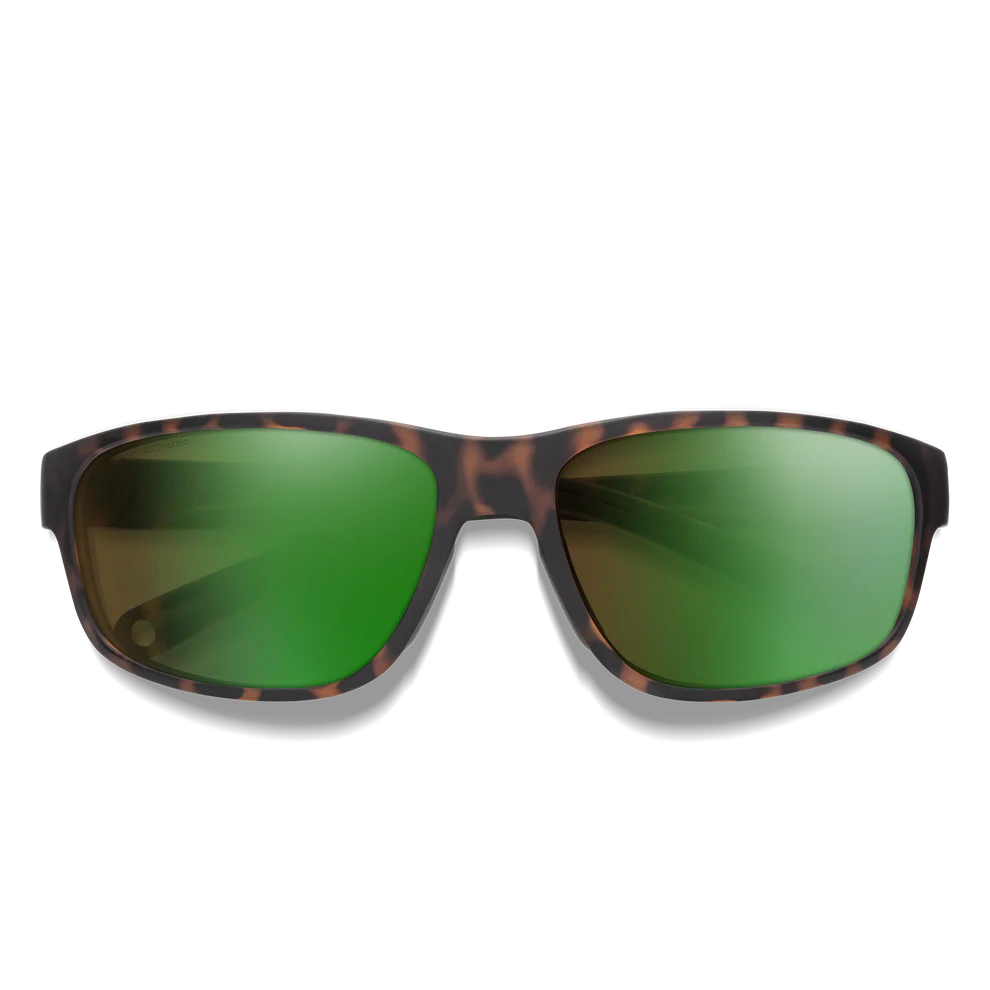 Smith Redding 2 Sunglasses - Matte Tortoise | ChromaPop Glass Polarchromic Brown Green Mirror