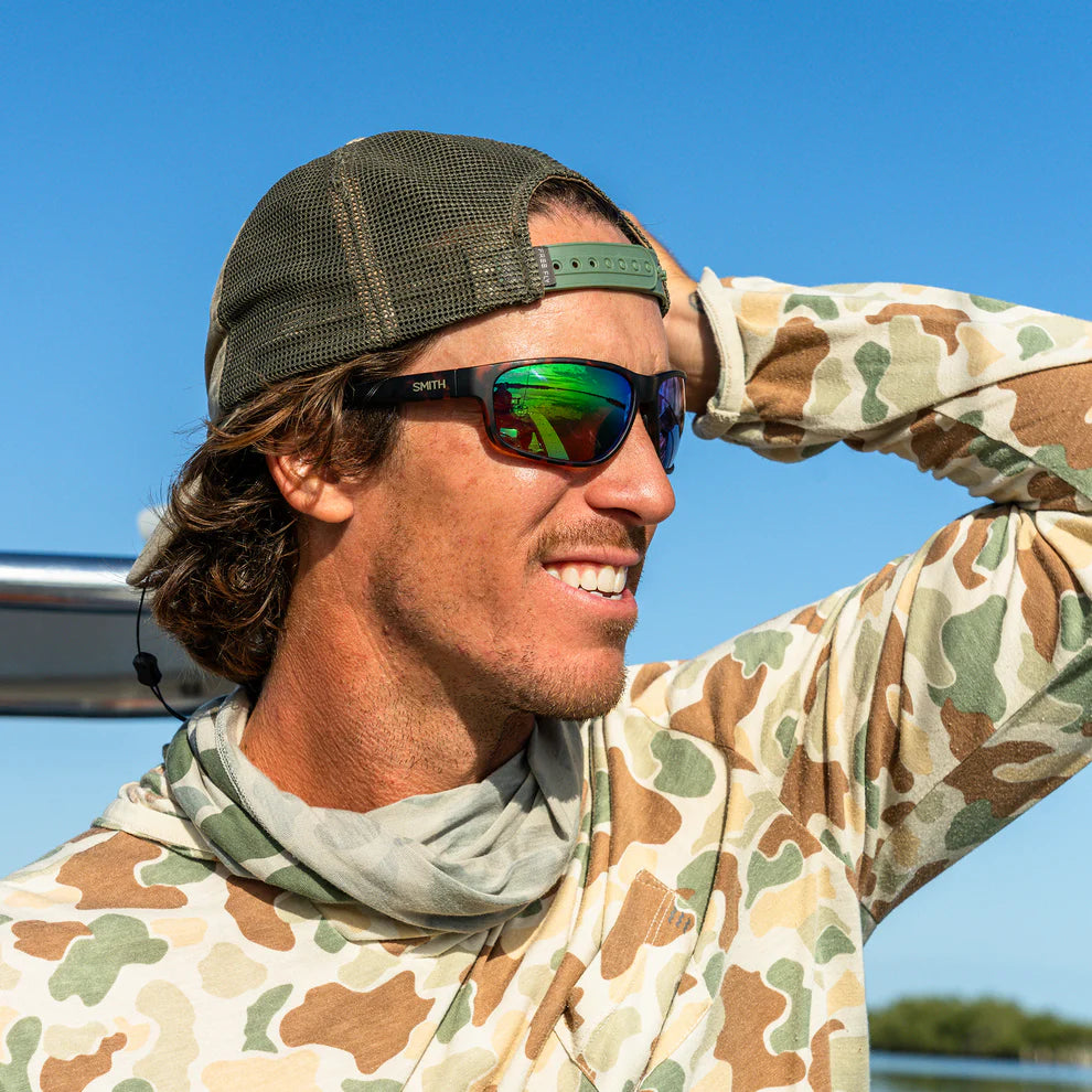 Smith Redding 2 Sunglasses - Matte Tortoise | ChromaPop Glass Polarchromic Brown Green Mirror