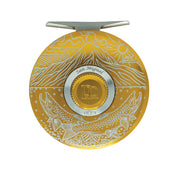 Ross Reels San Miguel Underwood Series - Gold Finish with Underwood Ridge Risers Engraving