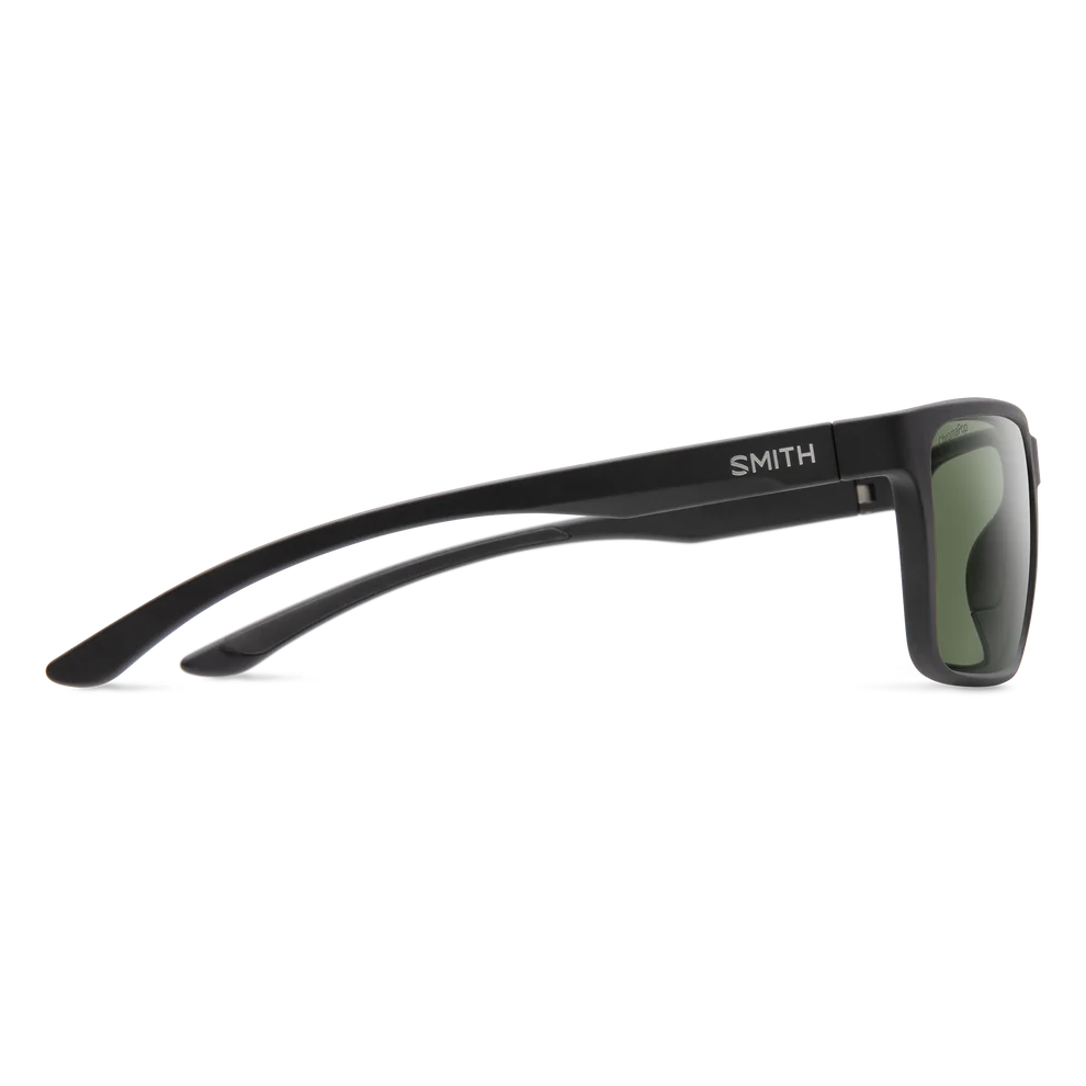 Smith Riptide Sunglasses - Matte Black Frame with ChromaPop Polarized Gray Green