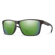 Smith Riptide XL Sunglasses - Matte Tortoise with ChromaPop Glass Polarized Green Mirror