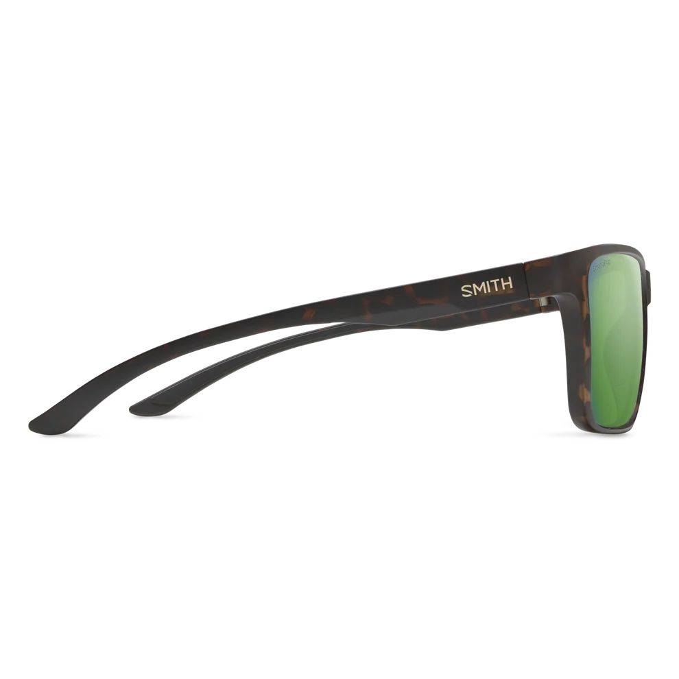 Smith Riptide XL Sunglasses - Matte Tortoise with ChromaPop Glass Polarized Green Mirror