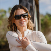 Suncloud Rival Sunglasses - Black + Polarized Gray Lens