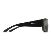 Suncloud Sculpin Sunglasses - Matte Black + Polarized Gray Lens