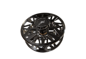 Abel SDX 12/14 Fly Reel - Ported - Black Finish with Black Drag Know and Black Handle