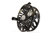 Abel SDX 9/11 Fly Reel - Ported - Gloss Black Finish with Gloss Black Drag Knob and Black Handle