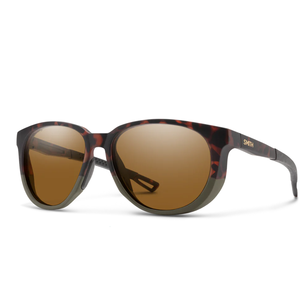 Smith Seeker Sunglasses - AK Matte Forest Tortoise | ChromaPop Polarized Brown