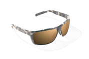 Bajio Sigs Sunglasses - Ivory Rock Gloss Frame with Copper Polycarbonate Lenses
