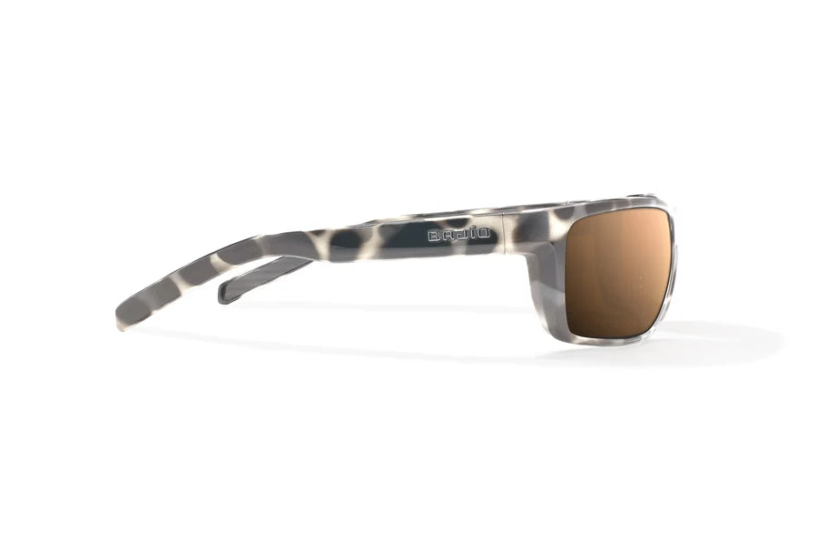 Bajio Sigs Sunglasses - Ivory Rock Gloss Frame with Copper Polycarbonate Lenses