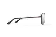 Bajio Snipes Sunglasses - Matte Black Frame with Silver Mirror Polycarbonate Lens