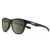 Suncloud Topsail Sunglasses - Matte Black + Polarized Gray Green Lens